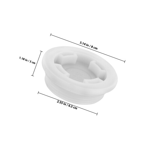 10 Pcs Barrel Lid Storage Bucket Fidget Bulk White 1
