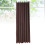Brown Window Screens Tear-Resistant Sheer Curtains for Windows 5