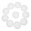 10 Pcs Barrel Lid Storage Bucket Fidget Bulk White 9