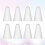 24Pcs White Silicone Sleeve Stylus Pen Nib Tip Protective Covers 11