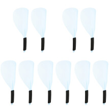10Pcs Hair Spray Eye Shield Blue Plastic Hair Salon Protective Cover