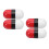 4Pcs Privacy Roller Stamp Red Dual Head Address Hider for Secure Mail 4