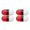 4Pcs Privacy Roller Stamp Red Dual Head Address Hider for Secure Mail 7