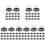 250Pcs Black Dome Dessert Boxes Moon Cake and Cupcake Holders 1
