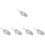 5Pcs Metal Ice Ice Cube Scoop with Ergonomic Handle for Bar Use 6