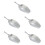 5Pcs Metal Ice Ice Cube Scoop with Ergonomic Handle for Bar Use 7