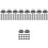250Pcs Black Dome Dessert Boxes Moon Cake and Cupcake Holders 5