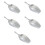 5Pcs Metal Ice Ice Cube Scoop with Ergonomic Handle for Bar Use 8
