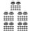 250Pcs Black Dome Dessert Boxes Moon Cake and Cupcake Holders 7