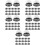 250Pcs Black Dome Dessert Boxes Moon Cake and Cupcake Holders 8