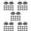 250Pcs Black Dome Dessert Boxes Moon Cake and Cupcake Holders 9