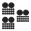 60Pcs Silicone Stethoscope Protective Covers Black Replacement Set 7
