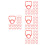 400Pcs Plastic Water Bottle Handles Red Comfortable Grip for Home Use 4