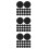 60Pcs Silicone Stethoscope Protective Covers Black Replacement Set 8