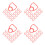 400Pcs Plastic Water Bottle Handles Red Comfortable Grip for Home Use 8