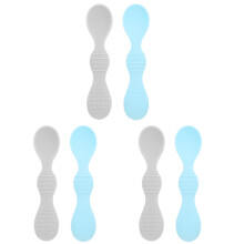 6Pièces Cuillères D'entraînement Bébé Silicone Usage