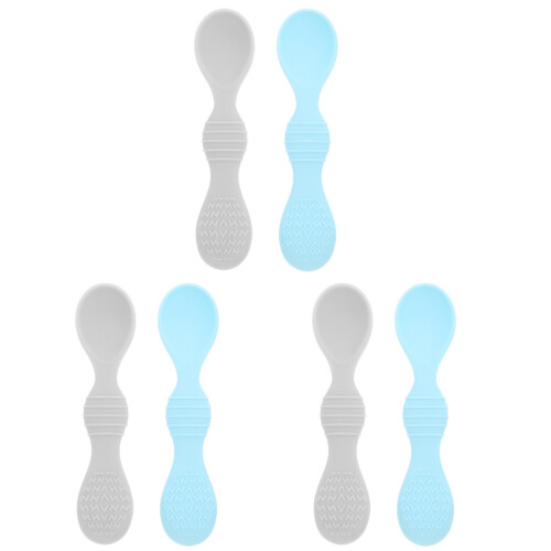 6Pièces Cuillères D'entraînement Bébé Silicone Usage