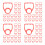 400Pcs Plastic Water Bottle Handles Red Comfortable Grip for Home Use 1