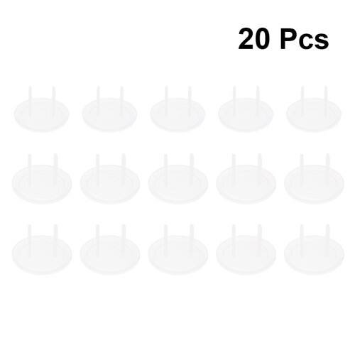 60Pièces Cache-Prises Sécurisés Maison Transparent Anti- Bébé 1