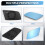 Left Door Wing Side Mirror Glass Heated with Backing Plate for - 5 Series E60 E61 E63 E64 2003-2010 51167251649 5