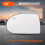 Left Door Wing Side Mirror Glass Heated with Backing Plate for  Compass 2007 - 2017 2