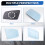 Right Door Wing Side Mirror Glass Heated with Backing Plate for - 5 Series E60 E61 E63 E64 2003-2010 51167251650 5