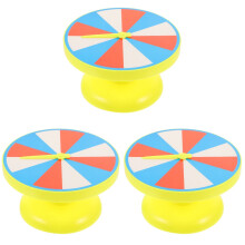 3St Stevige Plastic Gele Leerwagen Voor Spelletjes En Feesten
