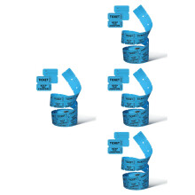 2000Pcs Sky-Blue Double Roll Raffle Tickets for Carnival and Party Use