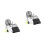 2Pcs Portable 75 Ball Machine Black Manual Game Set 1