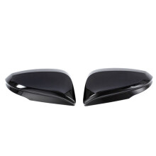 Car Side Rearview Mirror Cover Caps Trim for  Harrier Venza XU80 2020-2022 Wing Door Side Mirror Shell Decoration