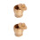 2Pcs Bamboo Garlic Grinder Pot and Pestle Set Ergonomic Kitchen Tool 6