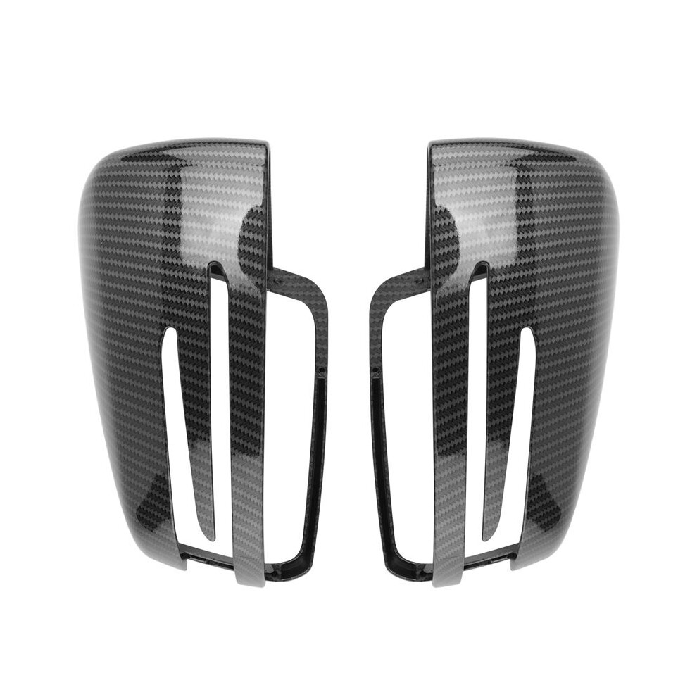 Car Carbon Fiber Rearview Side Mirror Cover Replacement For A B C E Class W204 W212 W176 W246 C218 X156 Light 4713600362688