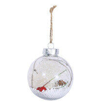 Boules de Noël incassables à remplir, résistantes et durables, avec corde en chanvre pour décorer le sapin. Utilisations multiples.