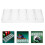 6St Heldere Acryl Poker Chip Trays - Duurzaam Handheld Chiphouder 10