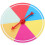 5Pcs Plastic Prize Wheels Smooth Rotatable DIY Fortune Game Wheel 2