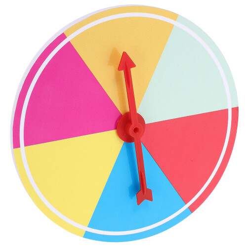 5Pcs Plastic Prize Wheels Smooth Rotatable DIY Fortune Game Wheel 2