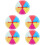 5Pcs Plastic Prize Wheels Smooth Rotatable DIY Fortune Game Wheel 7