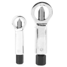Non Slip Nut Splitting Tool Heat Treated Blade High Precision Nut Extractor For Damaged Cross Threaded Nuts