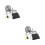 2Pcs Portable 75 Ball Machine Black Manual Game Set 8