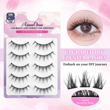 3D False Eyelashes 5-Pack for Party Makeup