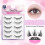 3D False Eyelashes 5-Pack for Party Makeup 1