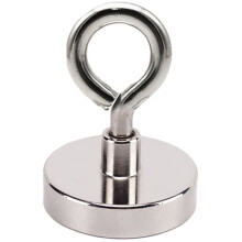 Countersunk Hole Eyebolt Design Fishing Magnets Neodymium Rare Earth Magnet Super Strong Pulling Force Multipurpose Underwater Retrieval Tools for