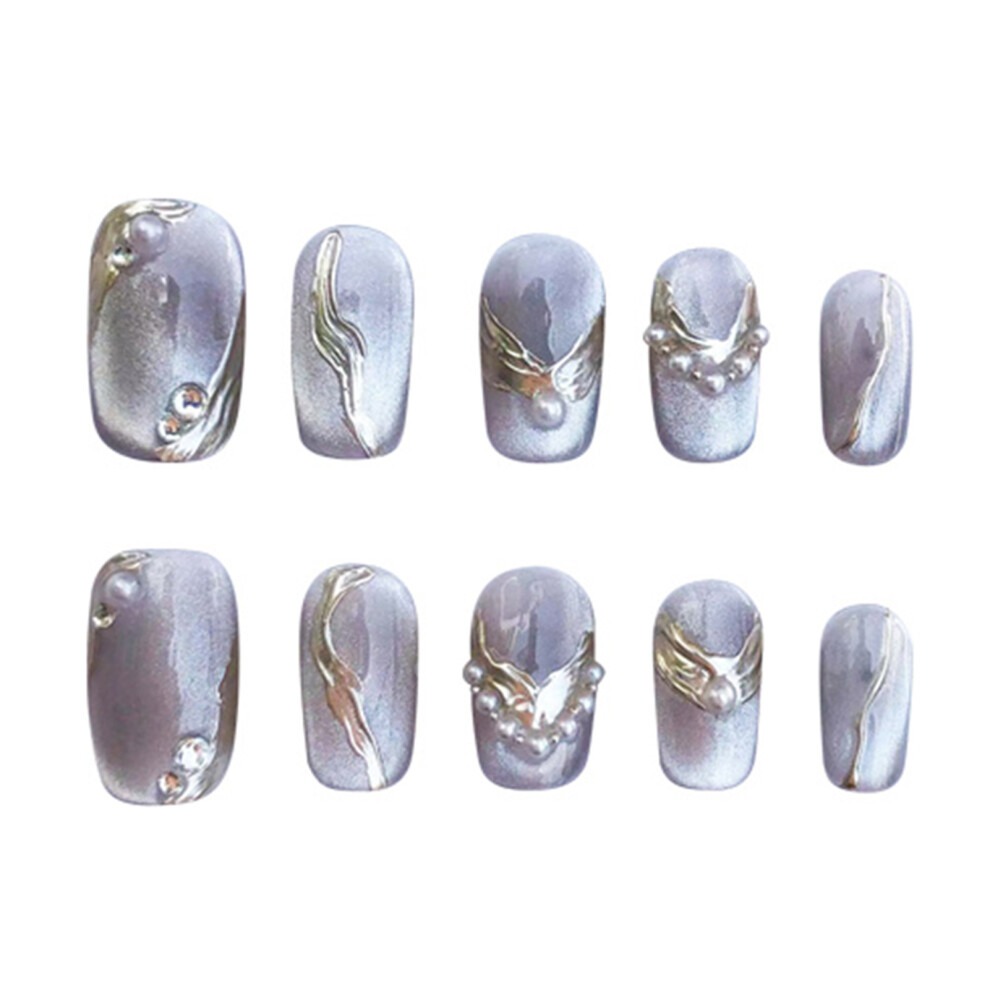 Dachuang Beauty (S) Reusable Cat\'S Eye Press-On Nails