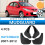 4PCS Mudflap for  2 Hatchback 2007-2012  Mud Flaps Guard  Flap Mudguard Accessories 3
