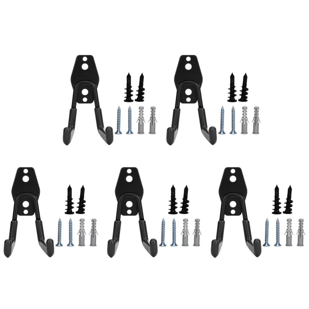 Space Saving Wall Mount Solutions Heavy Duty Wall Mount Hooks, Garage Storage Utility Hooks Multi Functional Tool Organizers, Anti Slip Coated 9357860262583