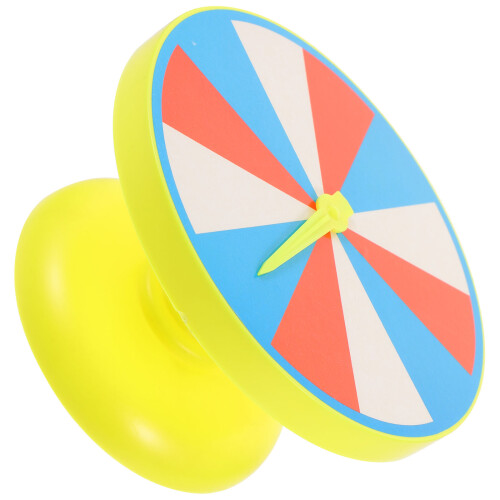 2Pcs Lightweight Yellow Math Turntables for DIY Party Prize Wheels 1