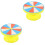 2Pcs Lightweight Yellow Math Turntables for DIY Party Prize Wheels 4
