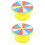 2Pcs Lightweight Yellow Math Turntables for DIY Party Prize Wheels 6