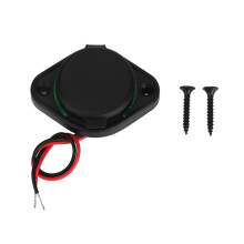 Carregador veicular USB duplo avançado com iluminação LED, tomada de carregamento rápido de 3,1 A para smartphones, tablets e consoles de jogos