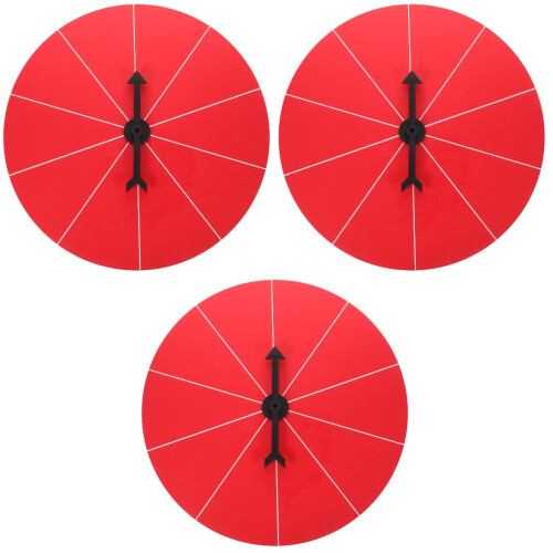 3Pièces Roue Rotative Rouge Pour Jeux Animations De Soirée 2